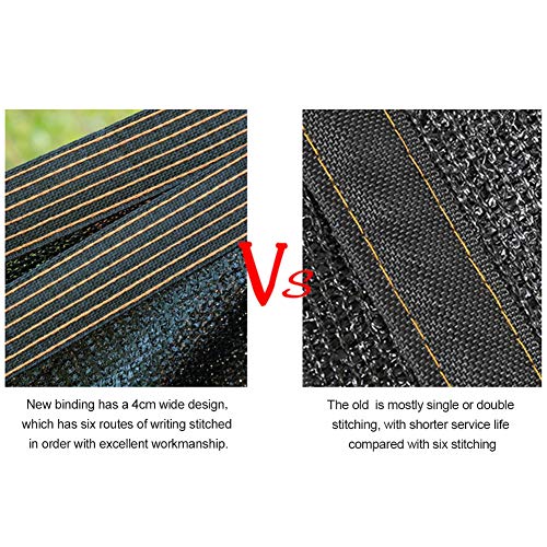 Image of winemana 40% Black Shade Cloth, 10 x 14 FT Durable Mesh Tarp with Grommets, Resistant Garden Sun Shade Netting, Shading Antifreezing for Pergola, Greenhouse, Plants Growing, Chicken Coop