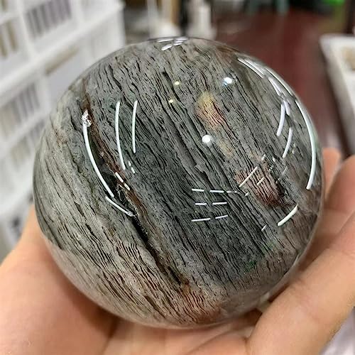 Boule de cristal fantôme Melaleuca polie à la main de 4 à 5 cm pour bureau
