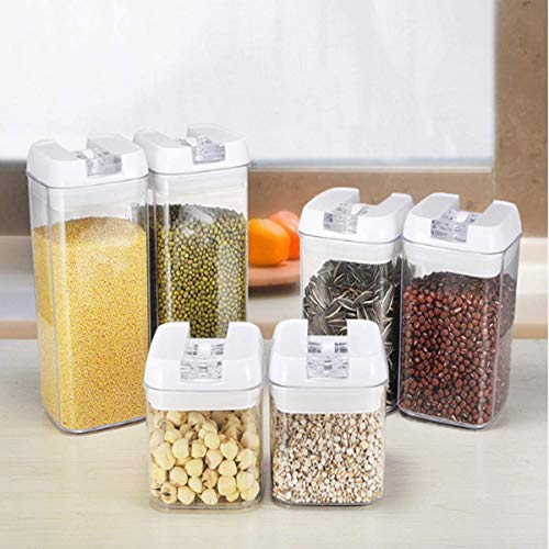 SAWAKE - Tarros de almacenamiento (6 unidades, para cocina, baño, decoración, especias)