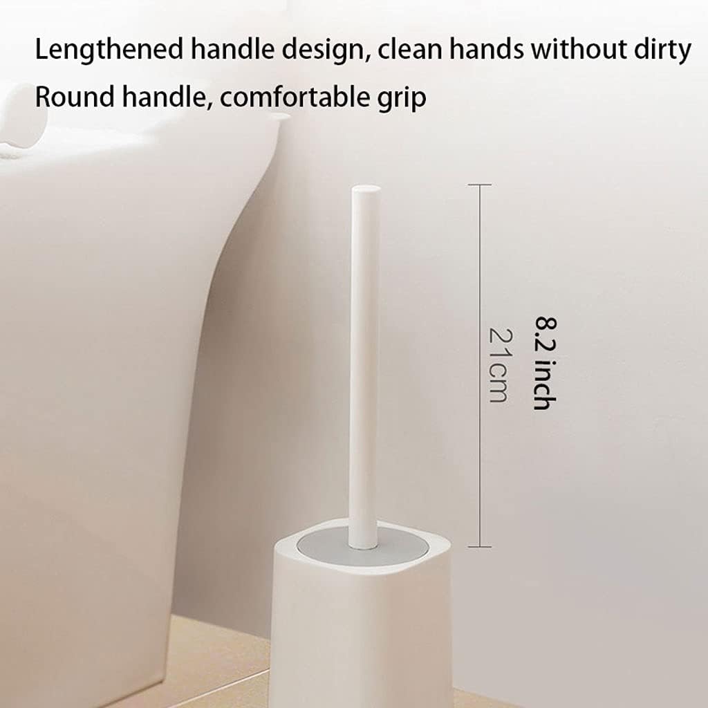 Toilet Cleaner Brush Toilet Brush and Holder, Bathroom Toilet Brush Holder Set, Toilet Bowl Brush and Holder for Bathroom Toilet Cleaning Kit Brush for Bathroom