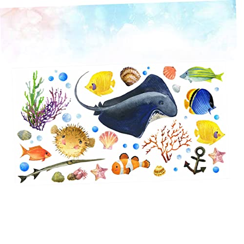 NUSITOU Adesivos de decalque de animais de quarto com padrão autoadesivo para papel de parede, pared