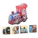 SOPOTUTU Juguete de Tren de Cuerda de Hojalata Vintage Diseño Mecánico Divertido y Regalo para Niñas Juguete Portátil y Duradero Imagen de SOPOTUTU Juguete de Tren de Cuerda de Hojalata Vintage Diseño Mecánico Divertido y Regalo para Niñas Juguete Portátil y Duradero