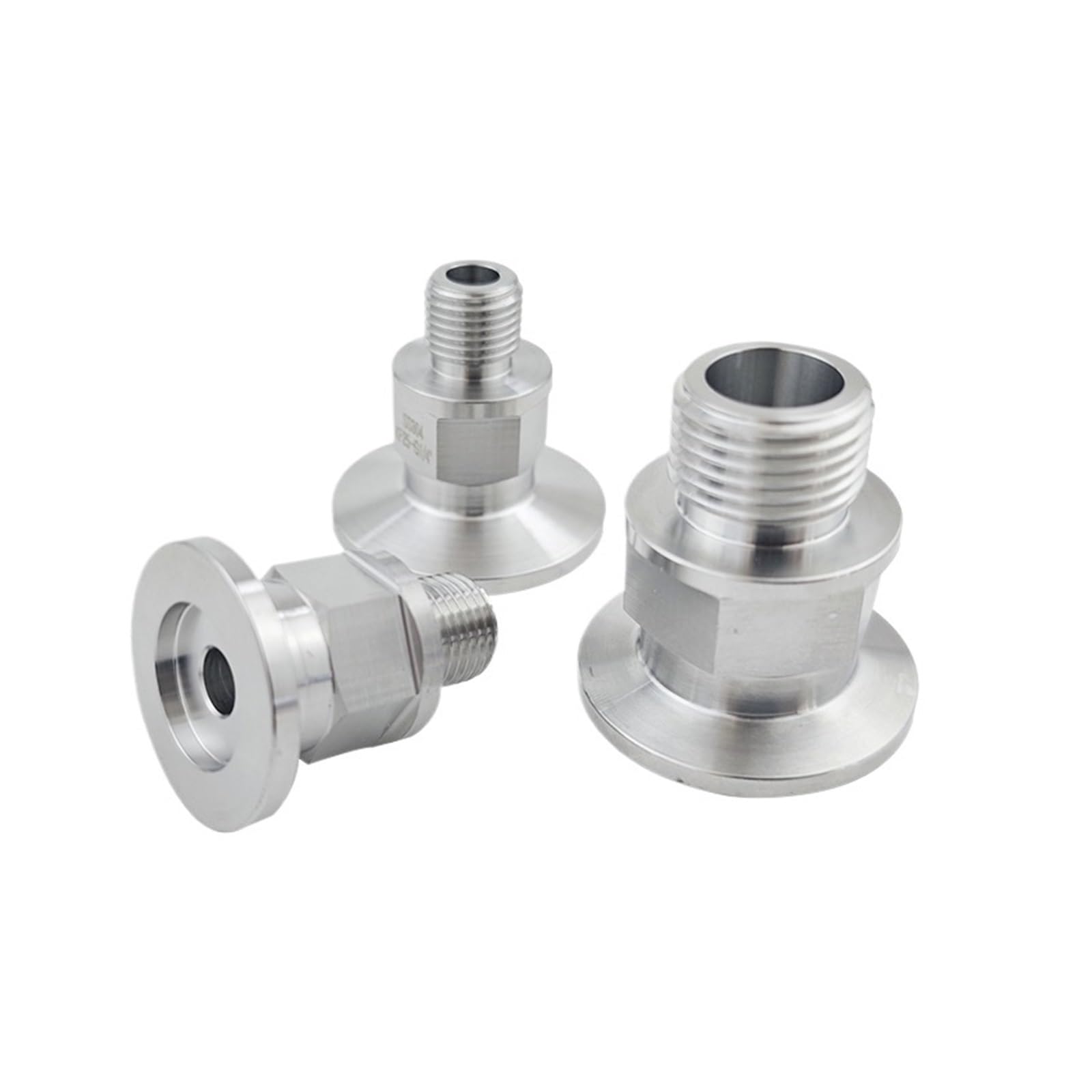 AARTERZZA 1PC G1 BSPP Male Thread to KF25 Vacuum 304 Stainless Steel Vacuum Flange Pipe Hex Pipe Fitting