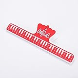 Aplicación: no solo se limita a libros de música, este clip de página de libro de música de acero es adecuado para una amplia gama de materiales como hojas de piano, borradores de discursos, recetas de cocina, revistas, periódicos y mucho más. Mantiene la sujeción abierta, haciendo que leer y ver sea muy fácil.