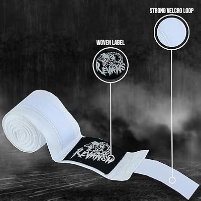 Sports 180-Inch Mexican Style Hand Wraps Elasticated for Boxing, MMA, Kickboxing, Muay Thai & Martial Arts | Men & Women