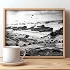 Normandy D-Day Supply Drop Black and White 11x14 Framed Print – WWII D-Day Landing, Vintage War Photography, Military Wall Art for Living Room, Office, Man-Cave, History Enthusiasts, Veterans Gift #4