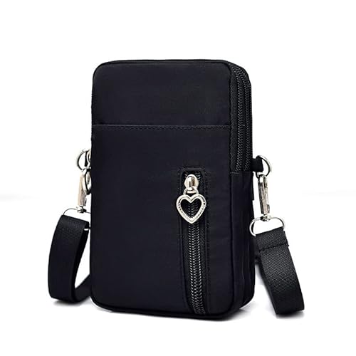 Multi-Pocket Small Women Crossbody Cell Phone Purse Armband Wallet Bag For Samsung Galaxy Z Flip 3 S22 Ultra S22 Plus S20 S21 Fe A03 A13 A33 A53 5G, Google Pixel 6 6A 5, Tcl 30 Se, Oneplus,Blu (Black) #TOP1