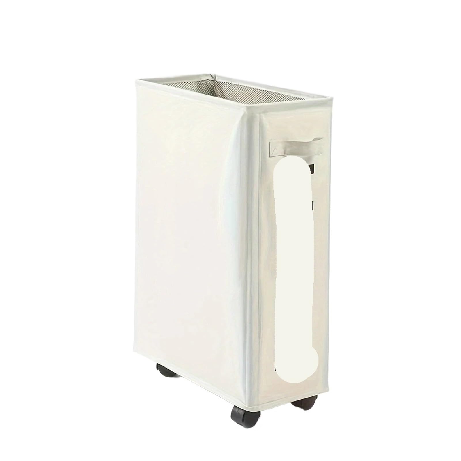 1pc - Large Waterproof Laundry Basket With Pulleys Foldable, Multi-Purpose Storage For Bathroom For Bedroom(Color1)