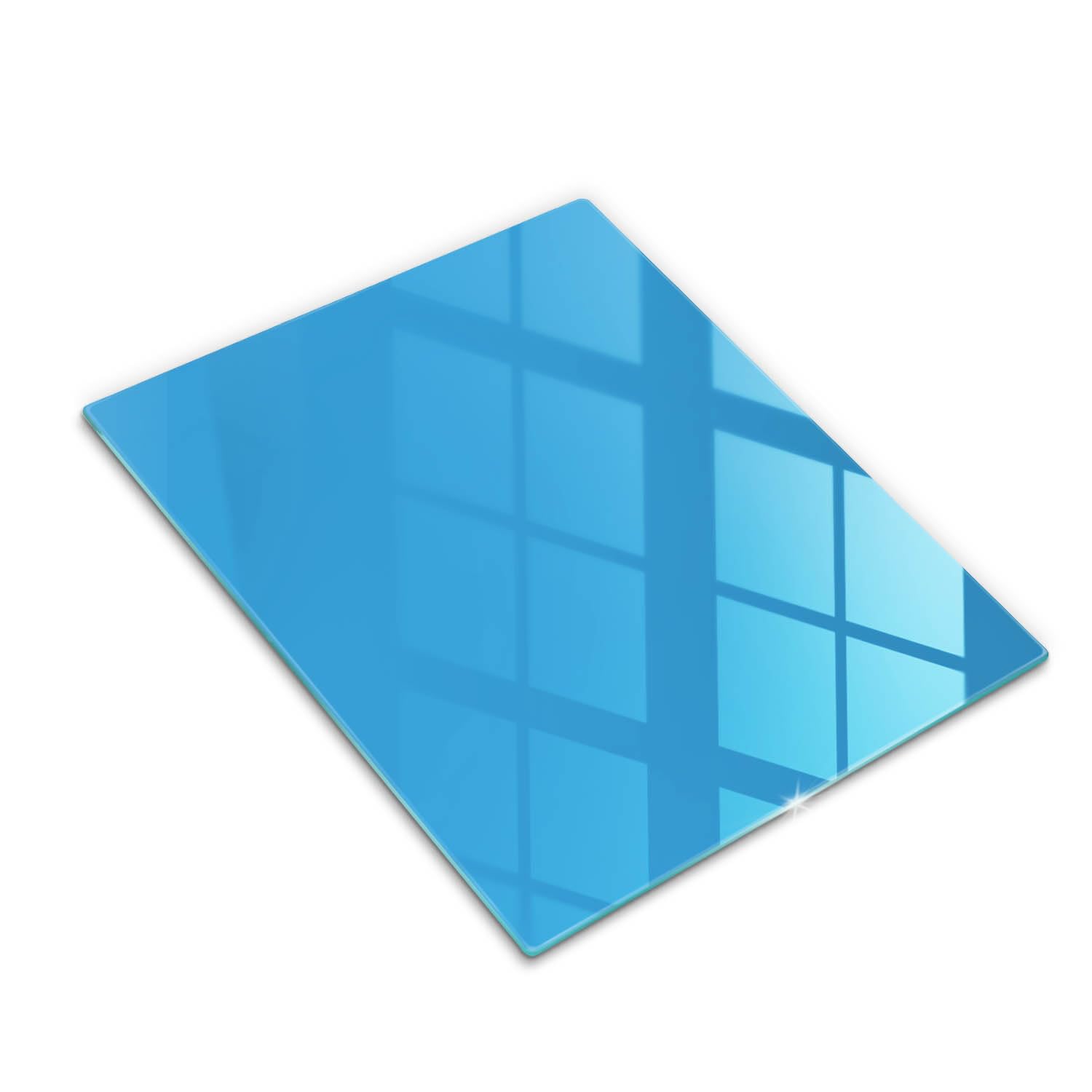 Tabla de cortar de vidrio | Azul | Superficie impresa