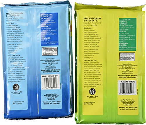 image for Kirkland Signature U691270C Disinfecting Wipes, Extra Large (Pack of 4