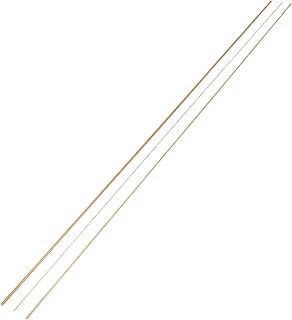 Baluue 3pcs Brass Rod DIY Crafts Handle Material DIY Kits Bronze Round Rod Brass Round Rod Metal Rod Craft Wood Veneer