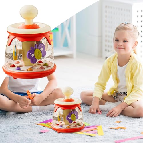 Jouet ventouse bébé spinner d'éveil sensoriel motricité fine précoce