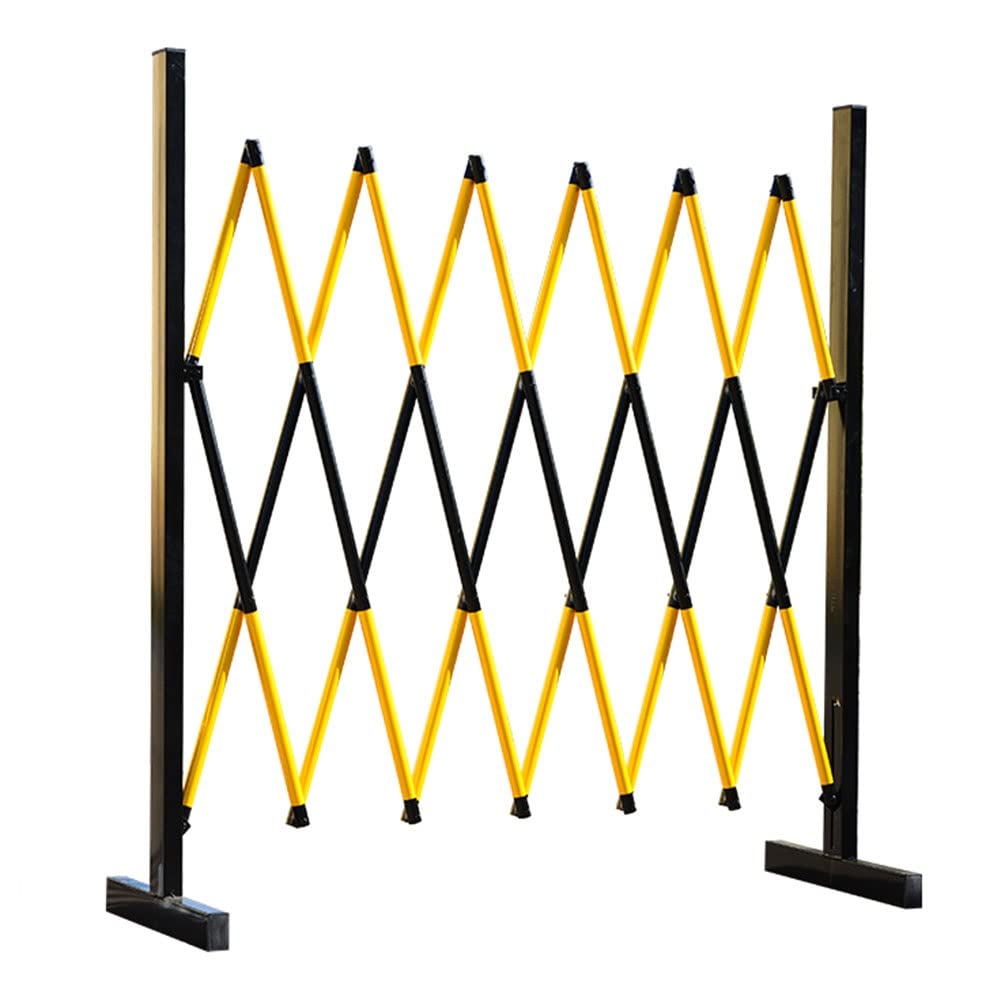 Tube rond en fer pour cette barrière mobile extensible ultra résistante de 4,5m