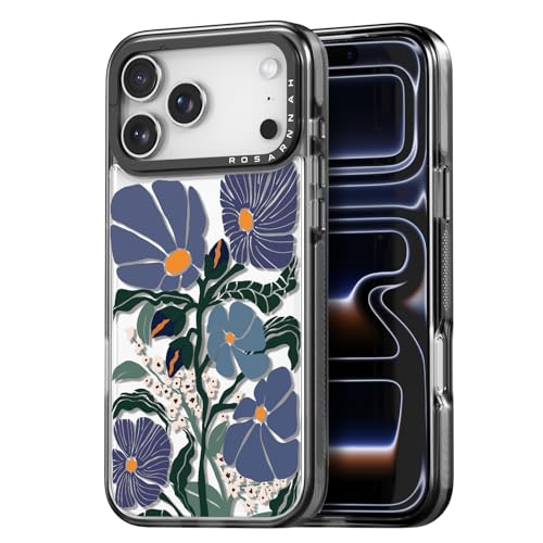 Coque compatible avec iPhone Pro antichoc noire Rosarnnah 17BS