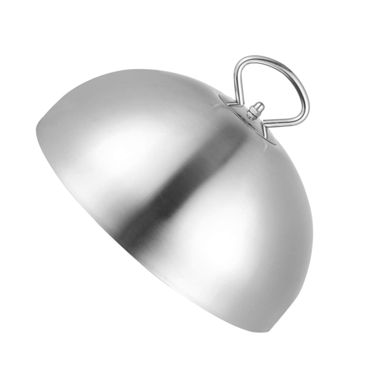 CALLARON Kochwerkzeug Grilldeckel Runde Heftabdeckung K? - Schmelzkuppel. Basting-kuppel Dampfabdeckung Aus Edelstahl Kuppeldeckel Aus Metall Hitze Heft Abdeckung Gedämpft Runde Platte