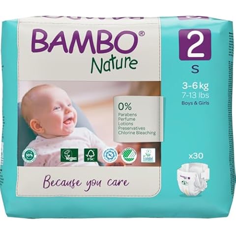 Bambo Nature Premium Eco Nappies Size 2 Cover