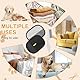 ZTBFHLZQ 2Pcs Fell Magnet Handschuh, Pet Hair Remover Glove, Katzen Fellpflege, mit Flohkamm, Wiederverwendbare Antistatische Handschuhe Doppelseitige, für Reinigung, Haarentfernung