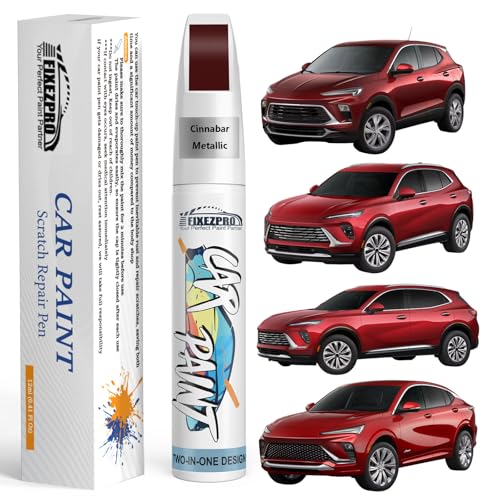 Image of Cinnabar Metallic(GFM /WA294F) Touch Up Paint for Buick, Exact Color Match Car Paint Scratch Repair Remover Pen Kit Fix Vehicle Chips and Automotive Nicks Scuff