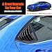Tumukiw Rear Window Louver Cover Car Rear Side Window Louvers Air Vent Scoop Shades Cover Blinds Fit for Subaru WRX 2022 2023 2024 (Sedan Version) Rear Side Window Louver Decorate Cover (Carbon Fiber)