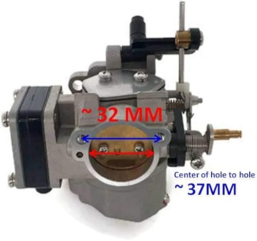 Miniatura 3 de Motor de barco 6E8-14301-00 6E8-14301-01 02 03 04 05 Carburador Assy para Yamaha fuera de borda 9.9, 13.5, 15 caballos de fuerza motor de barco de 2
