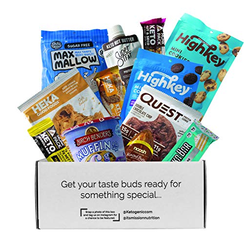 KETO Sweet Snacks Variety Pack: A Premium Gift Basket or Snack Box for the Ketogenic & Low Carb Diet