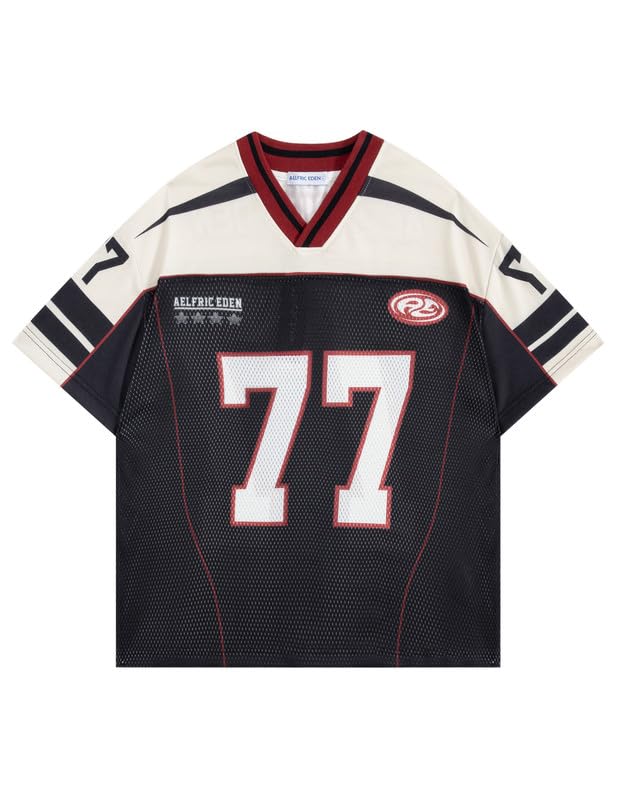Streetwear Hip Hop de l'Été avec le T-shirt Football Oversized Aelfric Eden