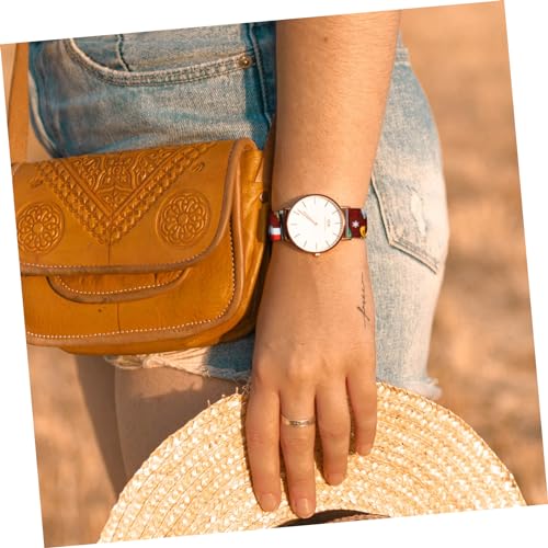 Bracelet de montre imprimé Noël élégant et confortable