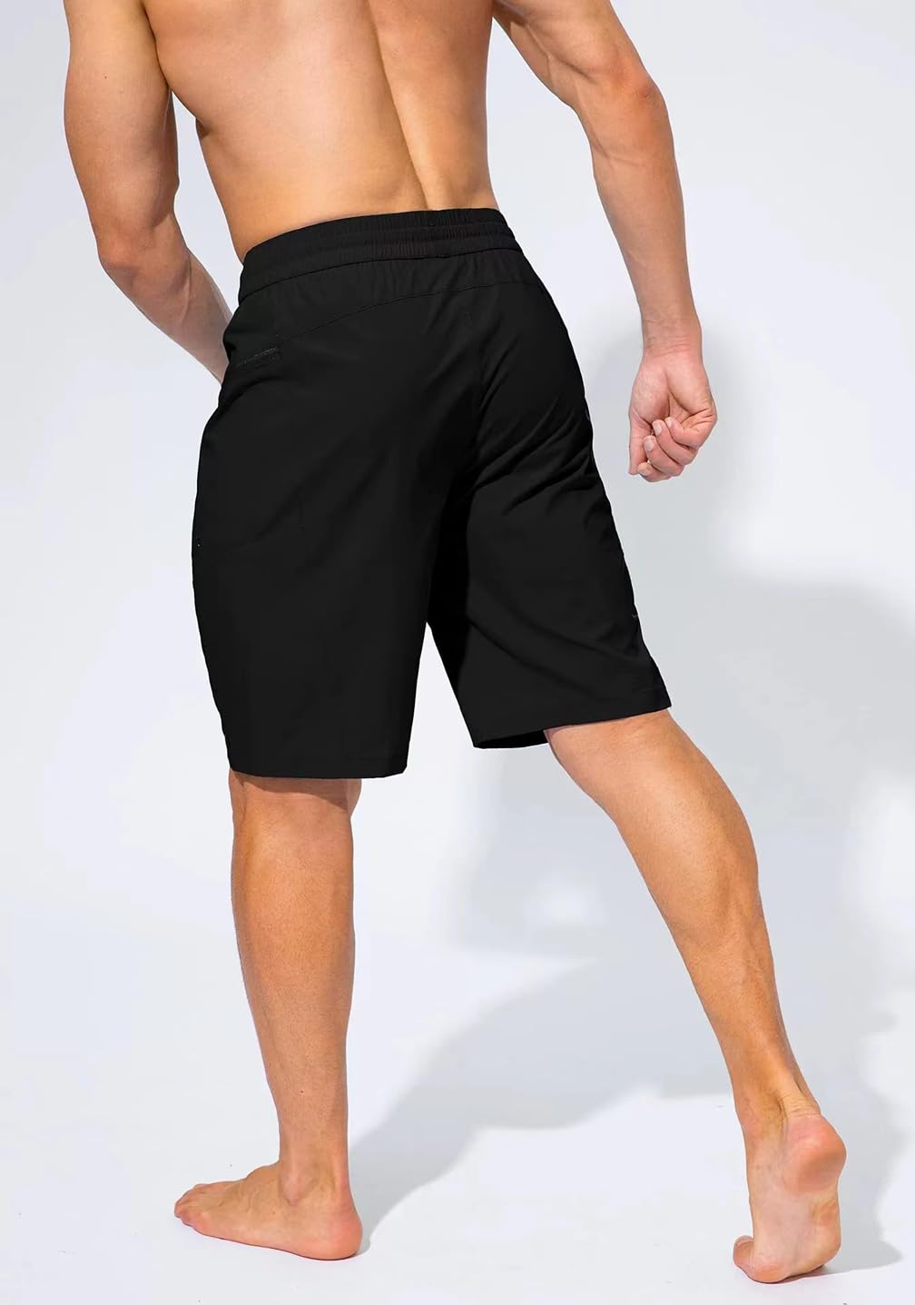 Tansozer Badehose Herren Schnelltrocknend Badeshorts Boardshorts Schwimmhose mit Mesh-Futter und Reißverschlusstasche
