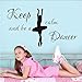 jukunlun Mantieni La Calma Ed Essere Un Ballerino Wall Sticker Camera Da Letto Testiera Decorazione Pvc Rimovibile Ballerina Silhouette Adesivo Per Camera Delle Ragazze