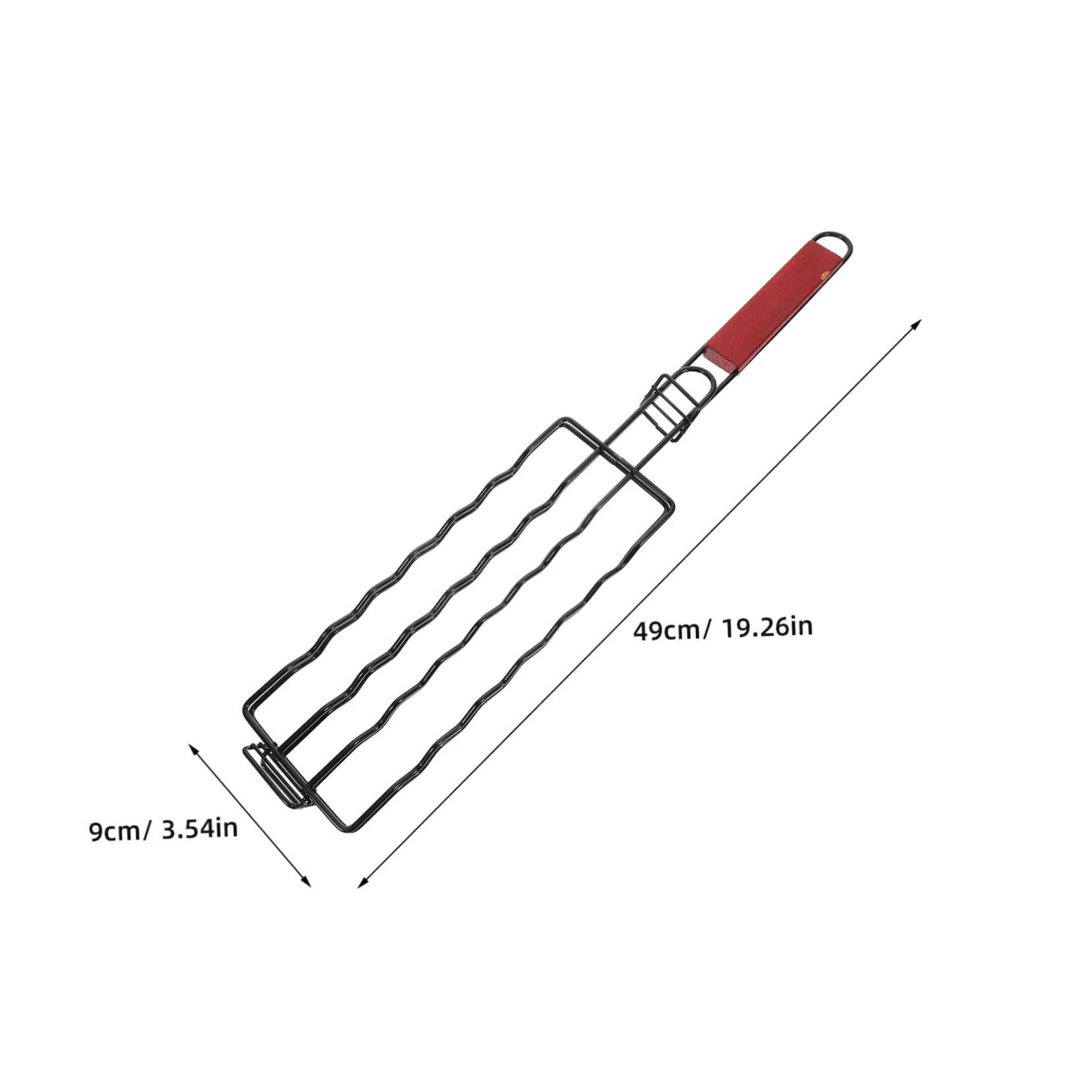 Balacoo Hot Dog Grill Basket Sausage Grill Rack Bbq Clip Funny Hot Dog Grilling Rack for Bbq Easy Cleaning Efficient Cooking