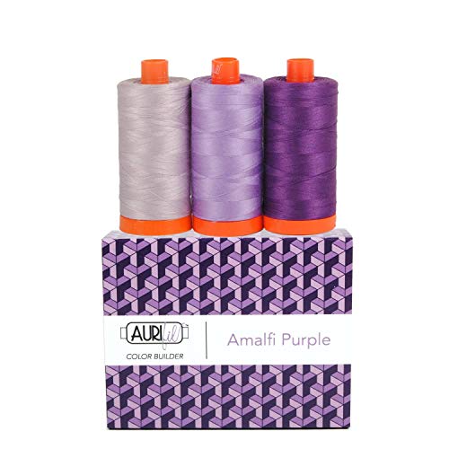 Aurifil Thread Cb Amalfipurple 3Pc #TOP27