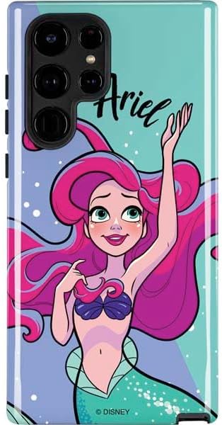 Skinit Pro Phone Case Compatible with Galaxy S22 Ultra - Officially Licensed Disney Ariel Design