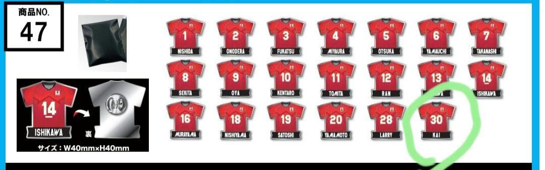 甲斐優斗 ユニフォーム Lサイズ ネーションズリーグ2023 龍神NIPPON 甲斐優斗 ユニフォーム Lサイズ ネーションズリーグ2023 龍神
