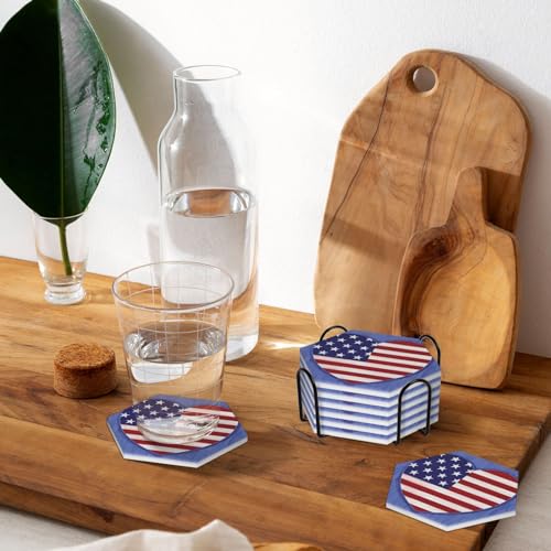 Dessous de verre céramique absorbant support cuisine décoration table salon