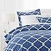 Pinzon 300-Thread-Count 100% Cotton Cool Percale Duvet Cover Set, Twin, Bijou Blue