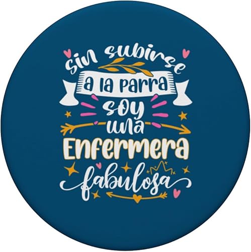 Miniatura 3 de Enfermera Fabulosa Divertidos Regalos Originales Para Mujer PopSockets Estándar PopGrip