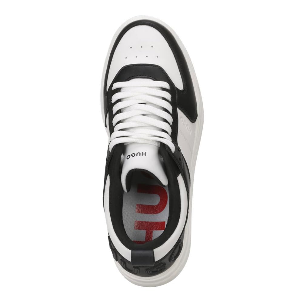 Image secondaire de Baskets HUGO Femme Lyssa en Cuir Reconstitué - Open White - Taille 38 EU