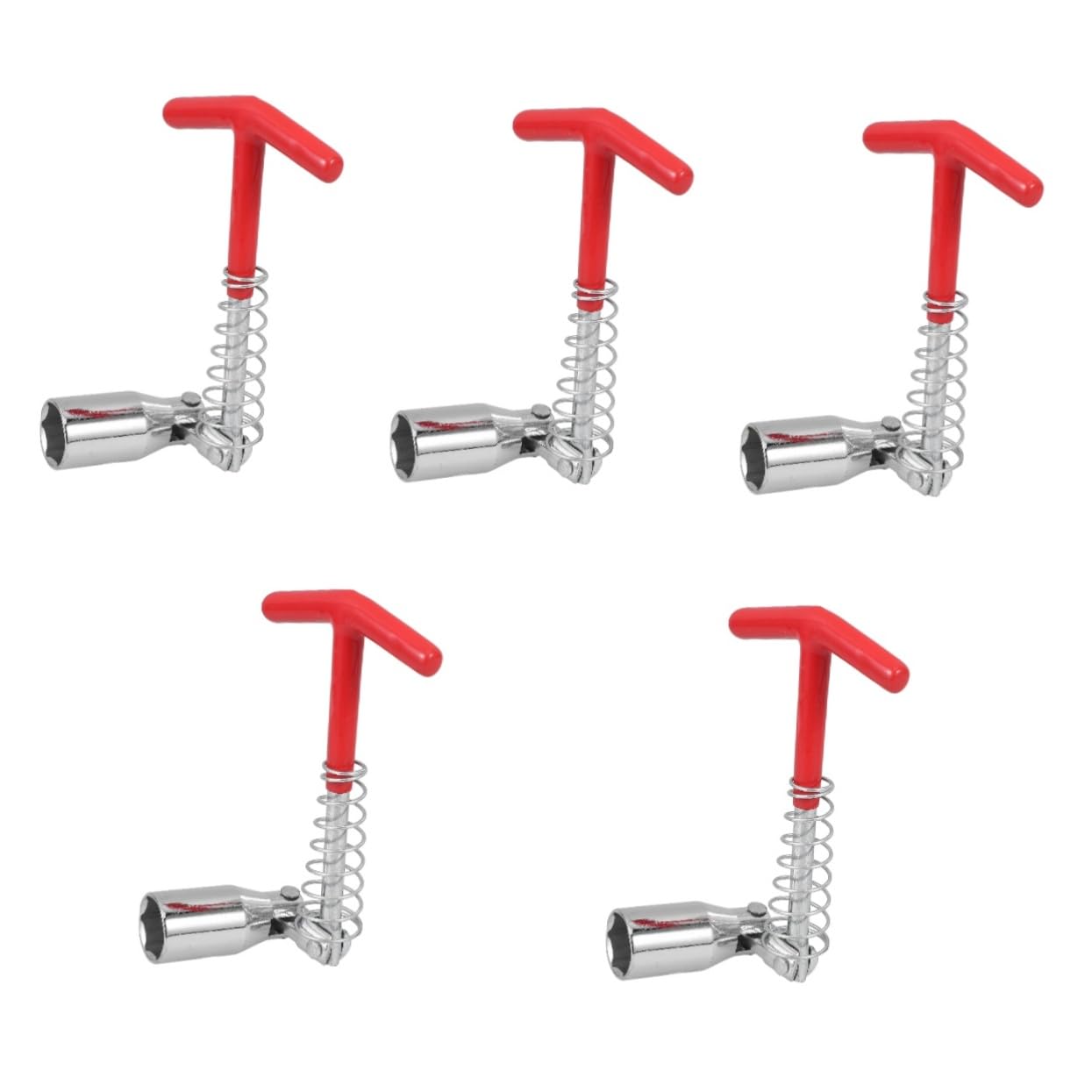 ULTECHNOVO 5pièces Douille à Bougie Allumage T-handle Pour Outil Portable De Remplacement Et Réparation Conception Flexible Et Pour Ajustement Facile