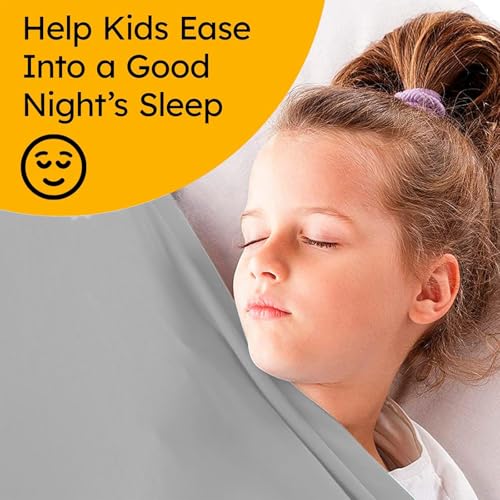 SZSMART Sensorische Kompressionsdecke für Kinder, Lycra-Elastan-Bettlaken, atmungsaktive, sensorische gewichtete Decke zur Linderung von Stress für Kinder mit Autismus, Angst (Grau, Einzelbett/98 x