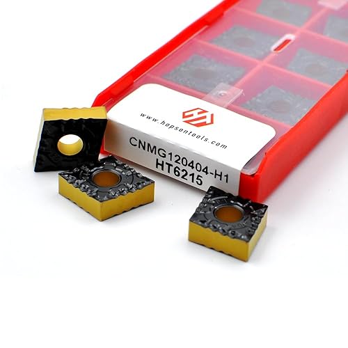 Miniatura 18 de Insertos de torneado de carburo CNMG 432 Cnmg120408 para acabado de acero de corte, inserto Cnmg para herramientas de torneado de torno, 10 uds.