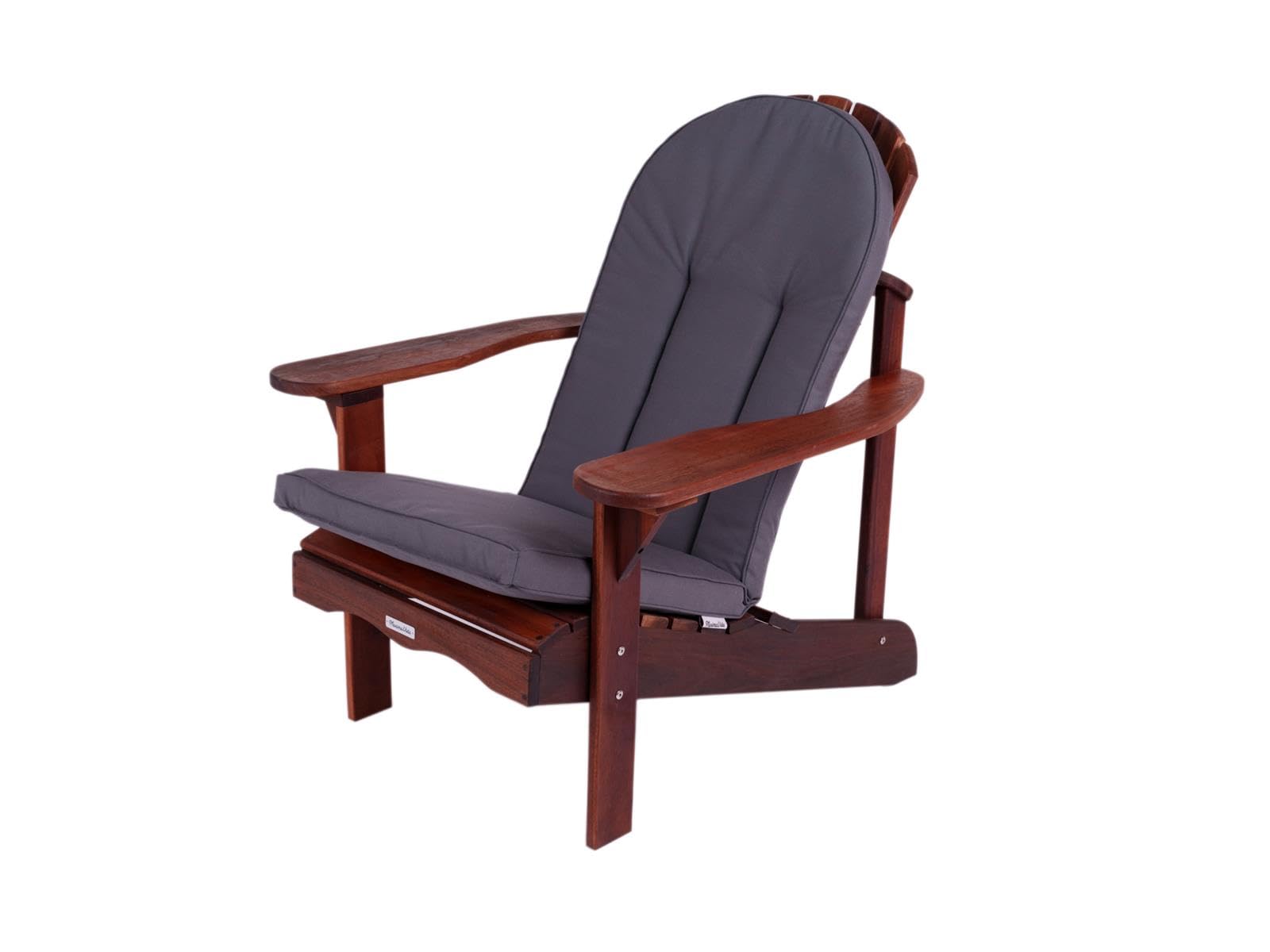MaximaVida Adirondack Gartenstuhl + Fußstütze Toronto, geölt - aus exklusivem Taliwood