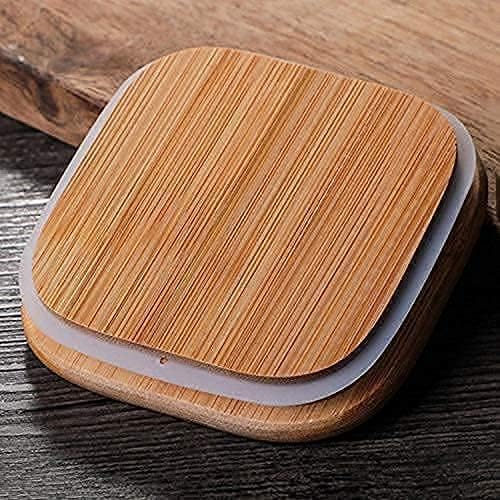 Image of Airtight Glass Storage Canister With Wooden Lid, Square Containers For Storage With Bamboo Lid, Kitchen Jars For Nut Coffee Beans Flour Rice Sugar Tea Storage (1500Ml, Set Of 3)