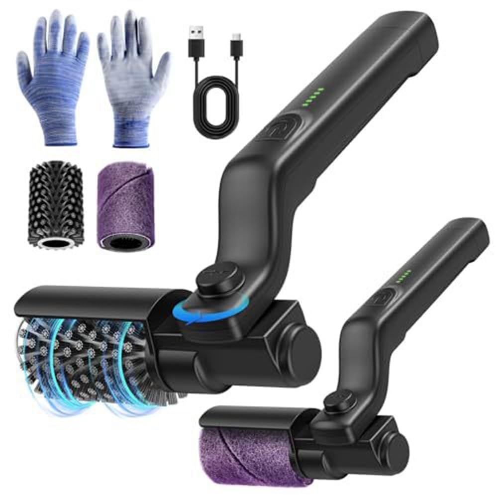 Hndhbfgrt Electric Grill Brush 3-Speed Electric Grill Brush BBQ Grill Cleaner with Stainless Steel Rotary Head
