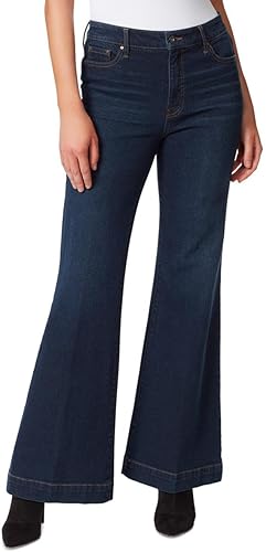 Jessica Simpson Womens True Love Trouser Wide Leg Jean Standard