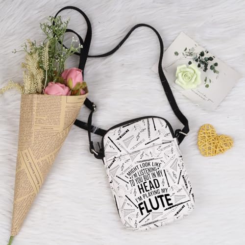 TIIMG I Am Playing My Flute Gift Flute Music Lover Gift Flute Player Gift Flutist Gift Flute Crossbody Bag4