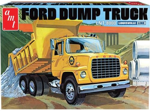 AMT Skill 3 Model Kit LNT-8000 Louisville Line Dump Truck 1/25 Scale Model AMT1526