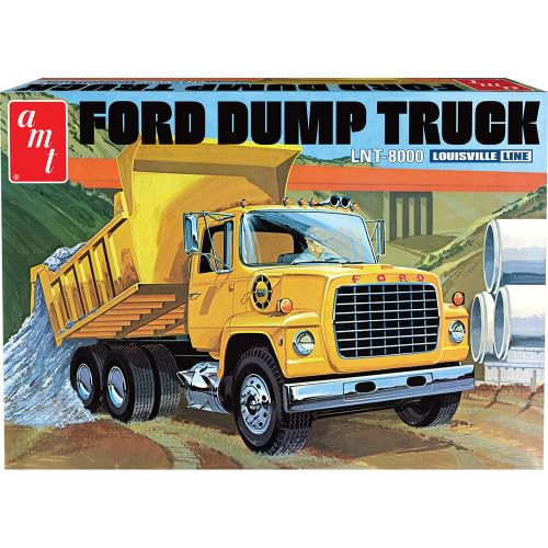 AMT Skill 3 Model Kit LNT-8000 Louisville Line Dump Truck 1/25 Scale Model AMT1526