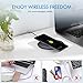 Te-Rich 7.5W Qi Wireless Charger Compatible w/iPhone XR/XS Max/X/10 iPhone 8/8 Plus, [Ultra Thin/USB C] 10W Fast Charging Pad for Samsung S9/S9+/S8/S8 Plus/S10+/S10e, Galaxy Note 9/8-NO AC Adapter