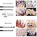 JOYJULY 20pcs Nail Art Design Tools, 15pcs Painting Brushes Set with 5pcs Dotting Pens, BLACK …