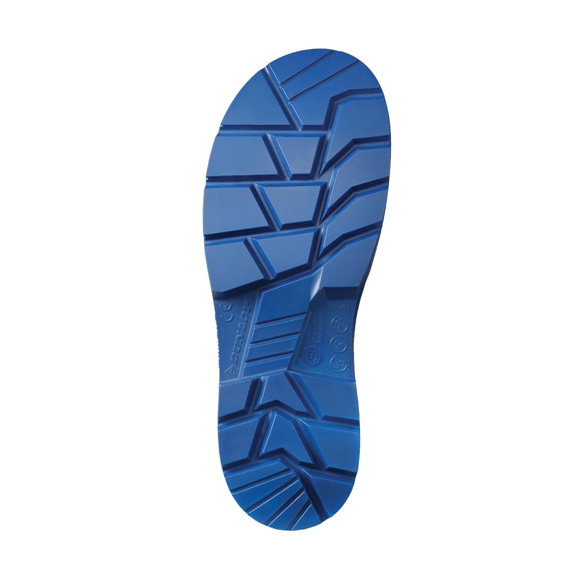 DUNLOP DA60131, Purofort FoodPro MultiGrip Safety, White/Blue – 100% Impermeable – Talla 45